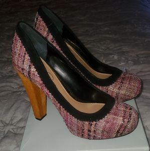 JESSICA SIMPSON Tweed pumps 7.5, NWOT